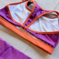 Conjunto Fitness Bicolor Roxo/Laranja