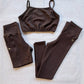 Trio: Leggings - Biker e Top