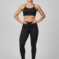 Conjunto Fitness - Leggings Lisa e Top alça ajustável.
