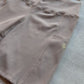 CONJUNTO FITNESS CANELADO- BERMUDA COM BOLSO E TOP,  NA COR NUDE