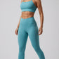 CONJUNTO FITNESS- LEGGINGS COM BOLSO E TOP COM REGULAGEM